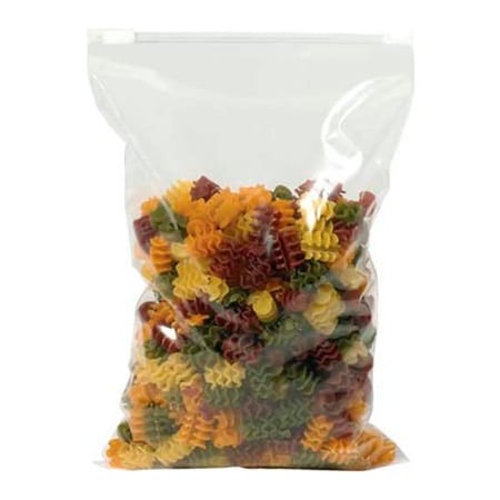 Box Packaging Reclosable Slider Zip Poly Bags 20W x 20L 3 Mil 100/Pack PB5236